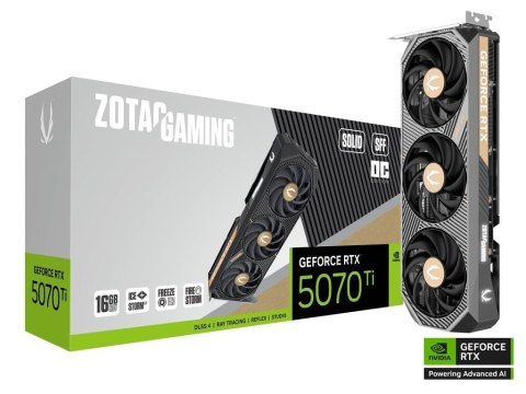 Karta graficzna GeForce RTX 5070 Ti SOLID SFF OC 16GB GDDR7 256bit 3DP/HDMI ZOTAC