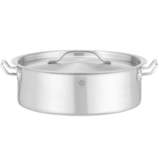 Garnek niski z pokrywką Budget Line 14.1 l śr. 360x139 mm Hendi