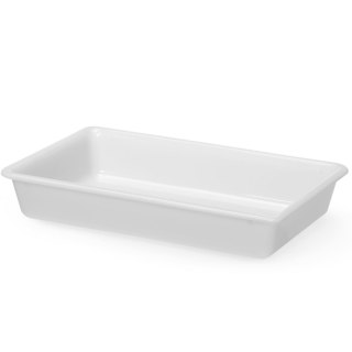 Pojemnik do panierowania płaski 6 l 430x285x75 mm - biały Hendi