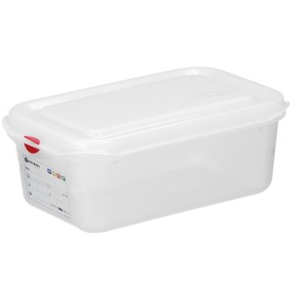 Pojemnik spożywczy GN 1/4 z etykietą pokrywką 2.8 l 265x162x100 mm Hendi