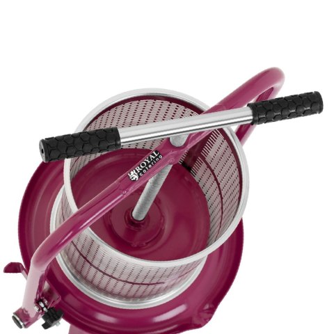 Prasa do wina soku wyciskarka ramowa ze stali nierdzewnej 14L Royal Catering