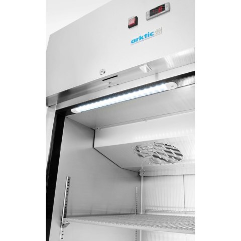 Szafa chłodnicza lodówka 1-drzwiowa 4 półki STAL GN 2/1 465 l 250 W ARKTIC
