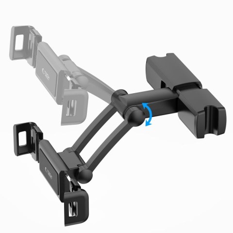 Uchwyt samochodowy do smartfona tabletu na zagłówek V2 - czarny Tech-Protect