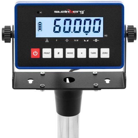 Waga platformowa przemysłowa 40 x 50 cm 60 kg / 0.002 kg Steinberg Systems