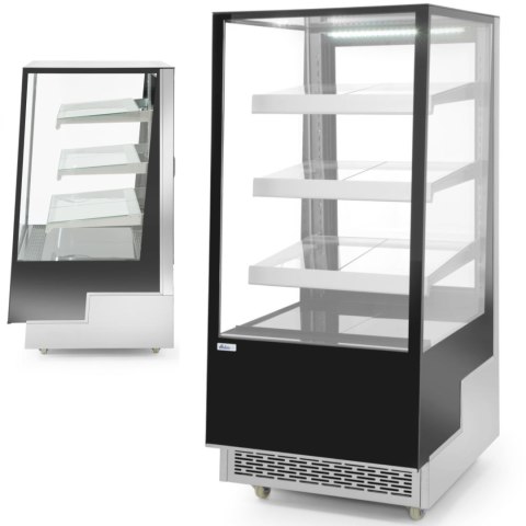 Witryna chłodnicza przeszklona ekspozycyjna 3 półki 300 l 480 W ARKTIC