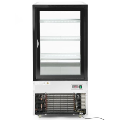 Witryna chłodnicza przeszklona ekspozycyjna 3 półki 300 l 480 W ARKTIC