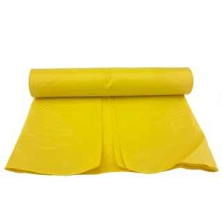 Worki na odpadki śmieci grube 80 mikr. wytrzymałe rolka 5szt. - żółte 240L MEVA