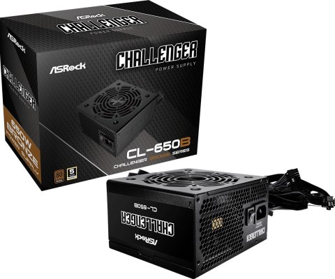 Zasilacz CL-650B 650W 80PLUS BRONZE ASRock