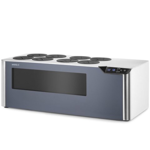 Chłodziarka do wina dwustrefowa nastawna na 8 butelek LED 60 W ARKTIC