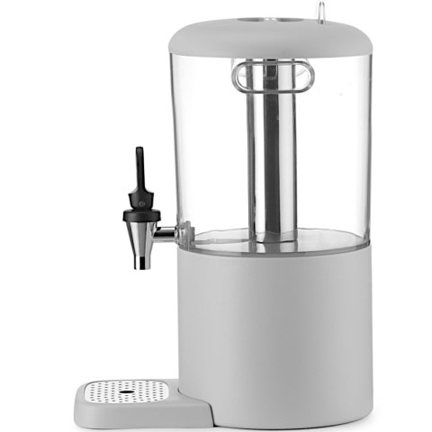 Dyspenser dozownik chłodzący do soków napojów UNIQ 4 l - biały Hendi