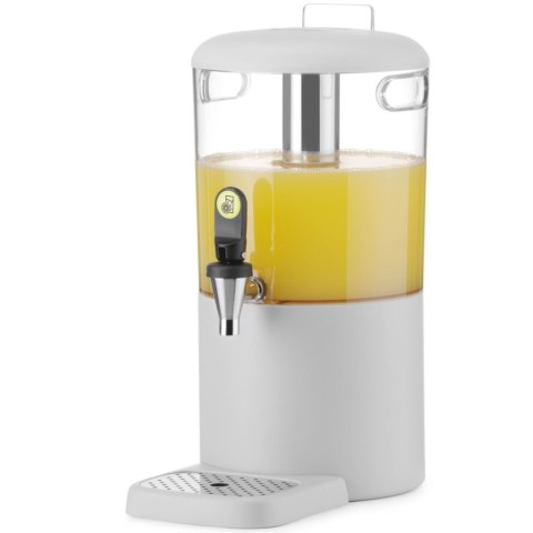 Dyspenser dozownik chłodzący do soków napojów UNIQ 4 l - biały Hendi