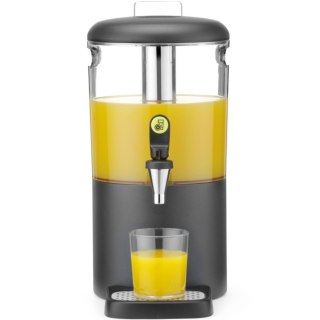 Dyspenser dozownik chłodzący do soków napojów UNIQ 4 l - czarny Hendi