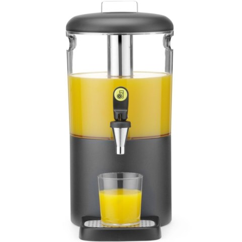 Dyspenser dozownik chłodzący do soków napojów UNIQ 4 l - czarny Hendi