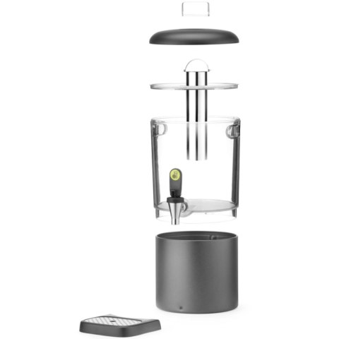 Dyspenser dozownik chłodzący do soków napojów UNIQ 4 l - czarny Hendi