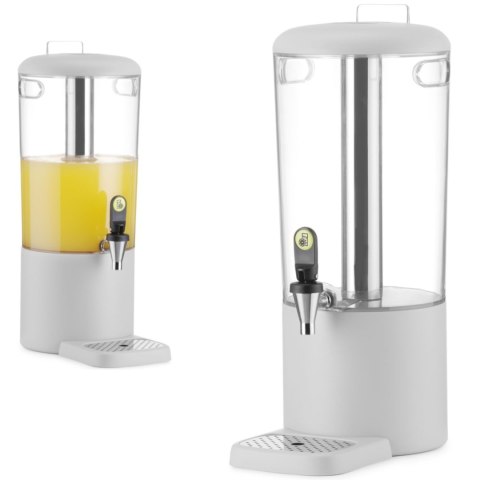 Dyspenser dozownik chłodzący do soków napojów UNIQ 8 l - biały Hendi