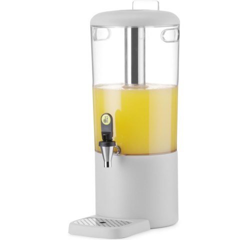 Dyspenser dozownik chłodzący do soków napojów UNIQ 8 l - biały Hendi