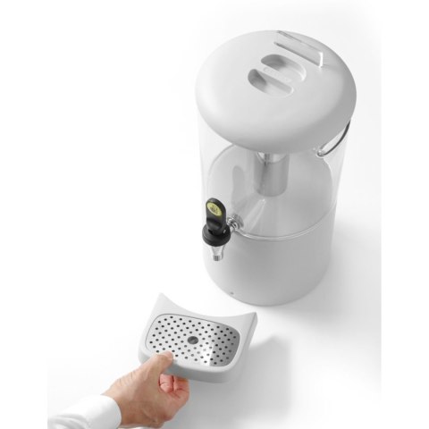 Dyspenser dozownik chłodzący do soków napojów UNIQ 8 l - biały Hendi