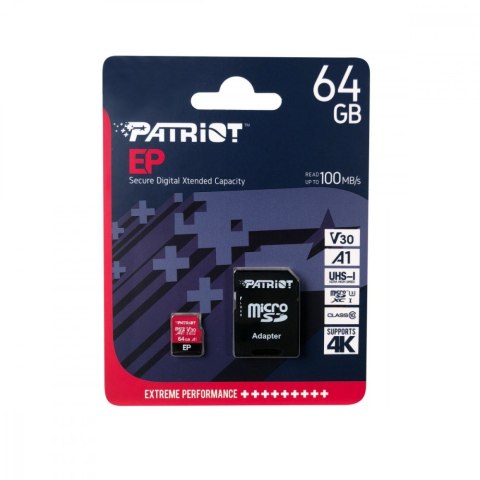 Karta microSDXC 64GB V30 Patriot