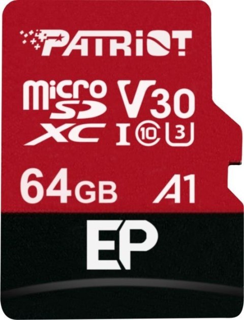 Karta microSDXC 64GB V30 Patriot