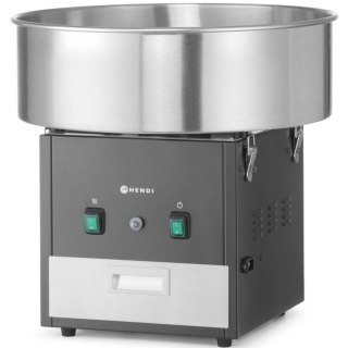 Maszyna urządzenie do waty cukrowej bez pokrywy 52 cm 1130 W - czarna Hendi