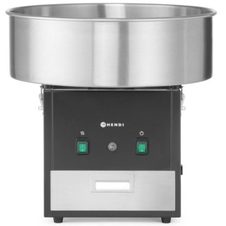 Maszyna urządzenie do waty cukrowej bez pokrywy 52 cm 1130 W - czarna Hendi