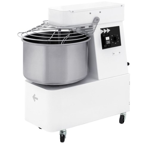 Miesiarka spiralna ze stałą dzieżą 2 prędkości 88 kg/h 32l 400 V 1700 W Prismafood