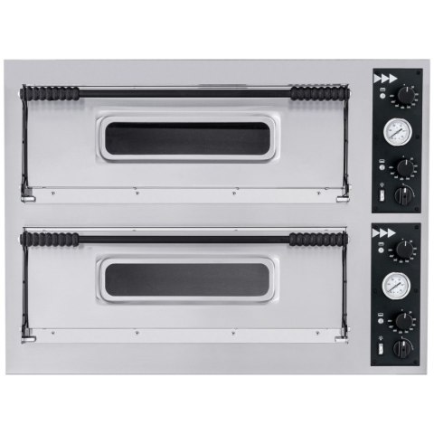 Piec do pizzy 2- komorowy Basic XL 44 8 pizz 400 V 12000 W Prismafood