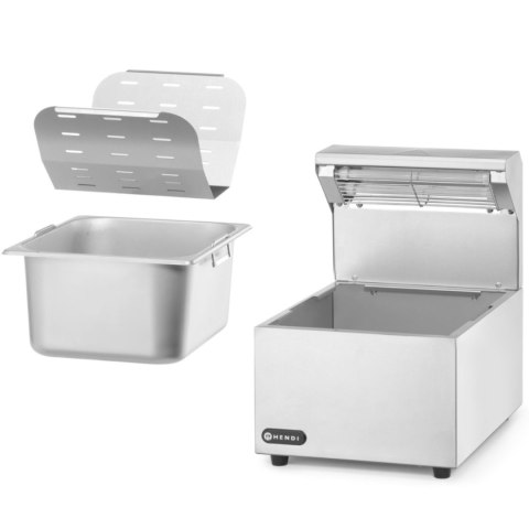 Podgrzewacz do frytek z lampą grzewczą GN 1/2 400 W Hendi