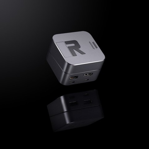 Podstawka wielofunkcyjny HUB do MacBook Pro USB-C USB 3.0 RJ45 HDMI Thunderbolt szary JOYROOM