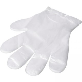 Rękawiczki foliowe ochronne uniwersalne zrywki na zawieszce - 100 szt. Hendi