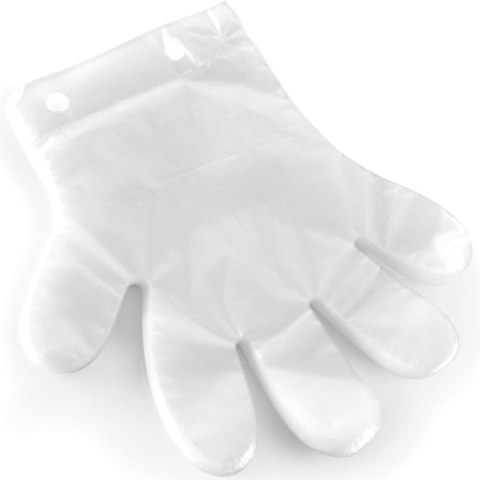 Rękawiczki foliowe ochronne uniwersalne zrywki na zawieszce - 100 szt. Hendi