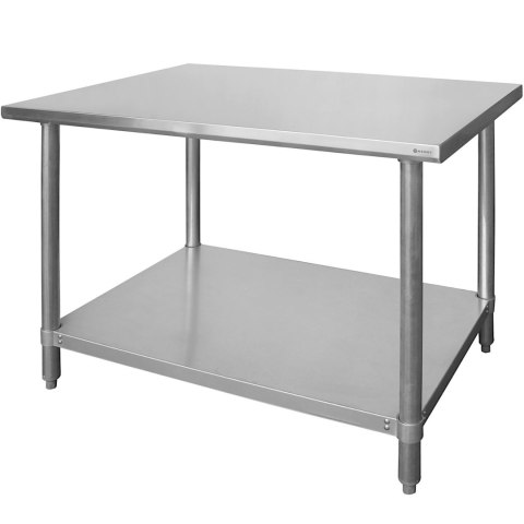 Stół centralny z półką skręcany Budget Line - 100x60x85 cm Hendi