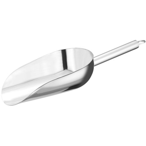 Szufelka barmańska do lodu stalowa z zawieszką 0.19 l Bar Up