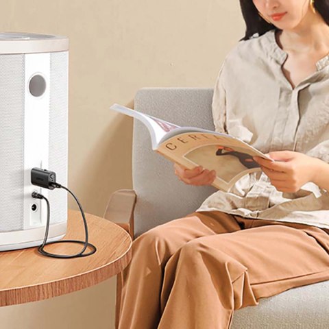 Transmiter bezprzewodowy nadajnik + odbiornik Bluetooth 5.1 adapter audio 3.5mm mini jack czarny UGREEN