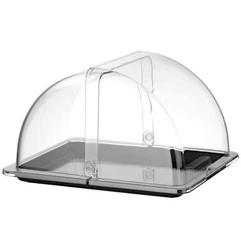 Witrynka taca ekspozycyjna bufetowa z pokrywą roll-top GN 1/2 Hendi