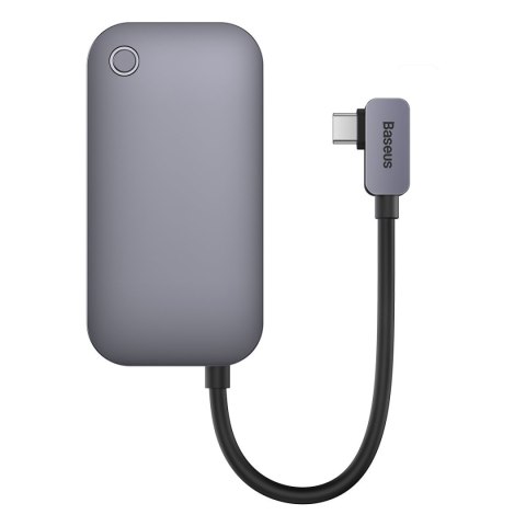 4w1 Rozdzielacz portów PadJoy HUB USB do tabletu smartfona USB-C HDMI mini jack ciemnoszary BASEUS