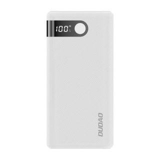 Powerbank 20000 mAh 2x USB USB-C micro USB 2A z ekranem LED biały DUDAO