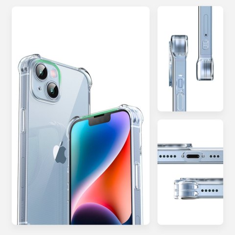 Żelowe etui do iPhone 14 Plus ze wzmocnionymi rogami Protective Case przezroczyste UGREEN