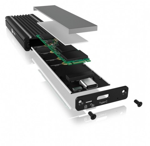 IB-1824ML-C31 Obudowa M.2 NVMe z oświetleniem RGB IcyBox