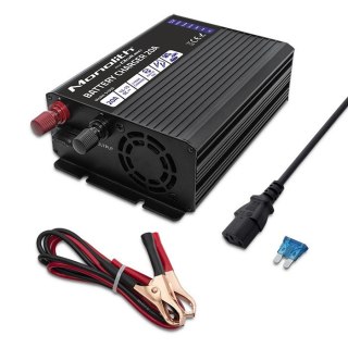 Inteligentna ładowarka Monolith do akumulatorów LiFePO4 AGM GEL SLA | 20A | 12V Qoltec