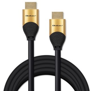 Kabel HDMI v2.1 Ultra High Speed 8K | 60Hz | 26AWG | 5m Złoty Qoltec