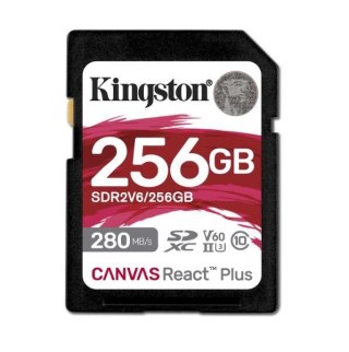 Karta pamięci SD 256GB React Plus 280/150/MB/s U3 V60 Kingston