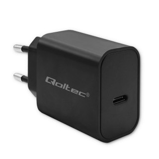 Ładowarka Super Quick PD | USB-C | 20W | 5-12V | 1.67-3A | Czarna Qoltec