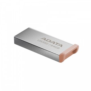 Pendrive UR350 64GB USB3.2 Gen2 Metal brązowy Adata
