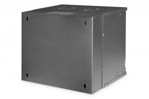Szafa sieciowa wisząca 19" 9U, SOHO PRO 460 x 540 x 400 mm, nośność 60kg, drzwi szyba, niezłożona, Czarna Digitus