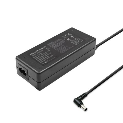 Zasilacz sieciowy do monitora LG/Samsung 65W | 19V | 3.42A | 6.5x4.4 |+kabel zasilający Qoltec