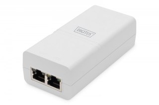 Zasilacz/Adapter PoE+ 802.3at, max. 52V 30W Gigabit 10/100/1000 Mbps, aktywny, Biały Digitus