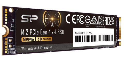 Dysk SSD US75 1TB M.2 PCIe Gen4x4 NVMe 1.4 7000/6000 MB/s Silicon Power