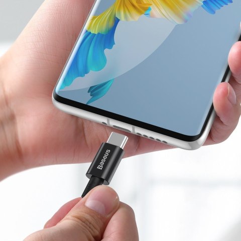 Kabel przewód Superior USB-C - USB-C szybkie ładowanie 100W 5A 2m - czarny BASEUS