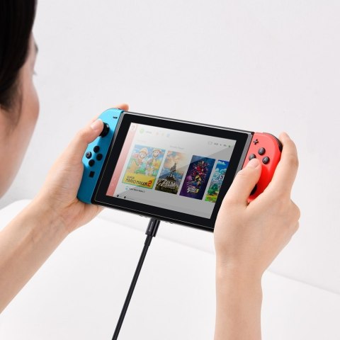 Kabel przewód Superior USB-C - USB-C szybkie ładowanie 100W 5A 2m - czarny BASEUS